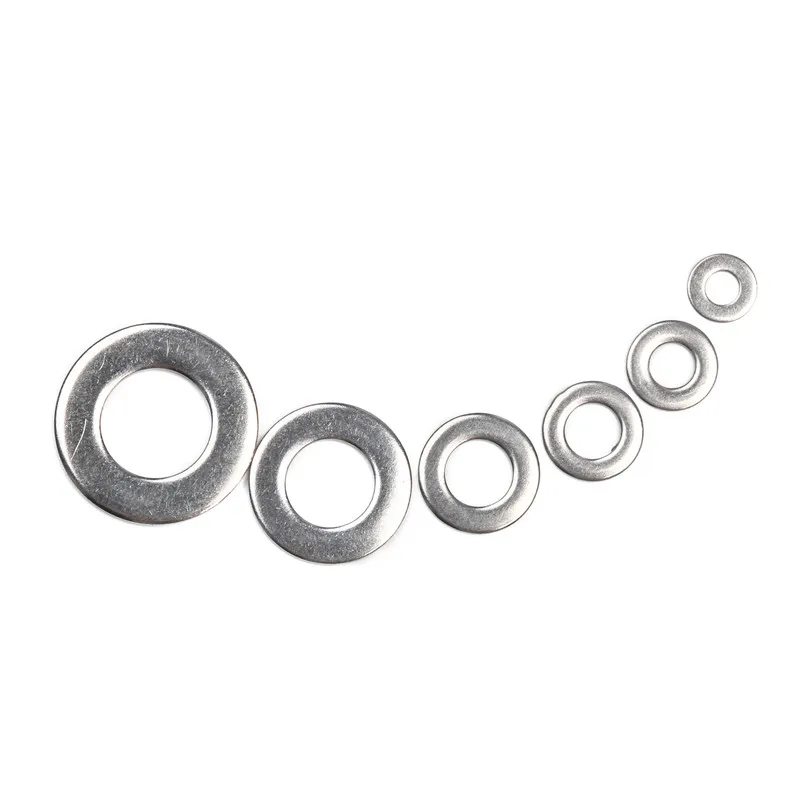 800/680 pz 304 in acciaio inox WashersM2 M3 M4 M5 M6 M8 M10 m12rondella piatta Kit guarnizioni semplici passivazione pulizia anticorrosione