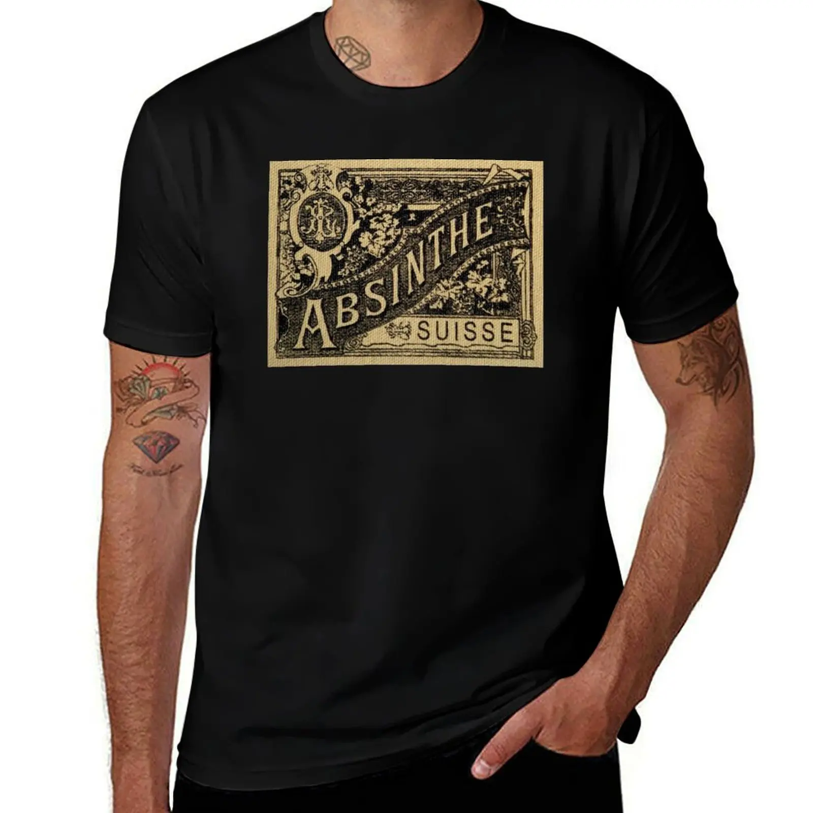 

Absinthe T-Shirt Large Size Casual Tee Shirt