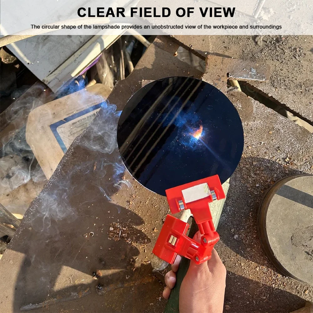 Clip-On Handheld Welding Cover Adjustable Angle Shade Welding Shield Welding Eye Protection Protective Shield for Welding Torch