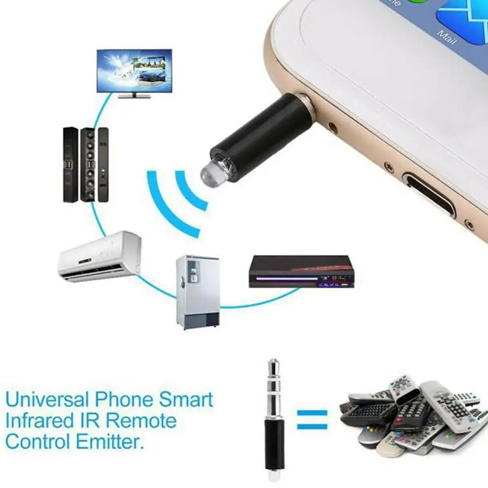 Universal Remote Control Mobile Phone Infrared Transmitter Wireless Ir Port For Smartphone Tv Air Conditioner Accessories K4P0