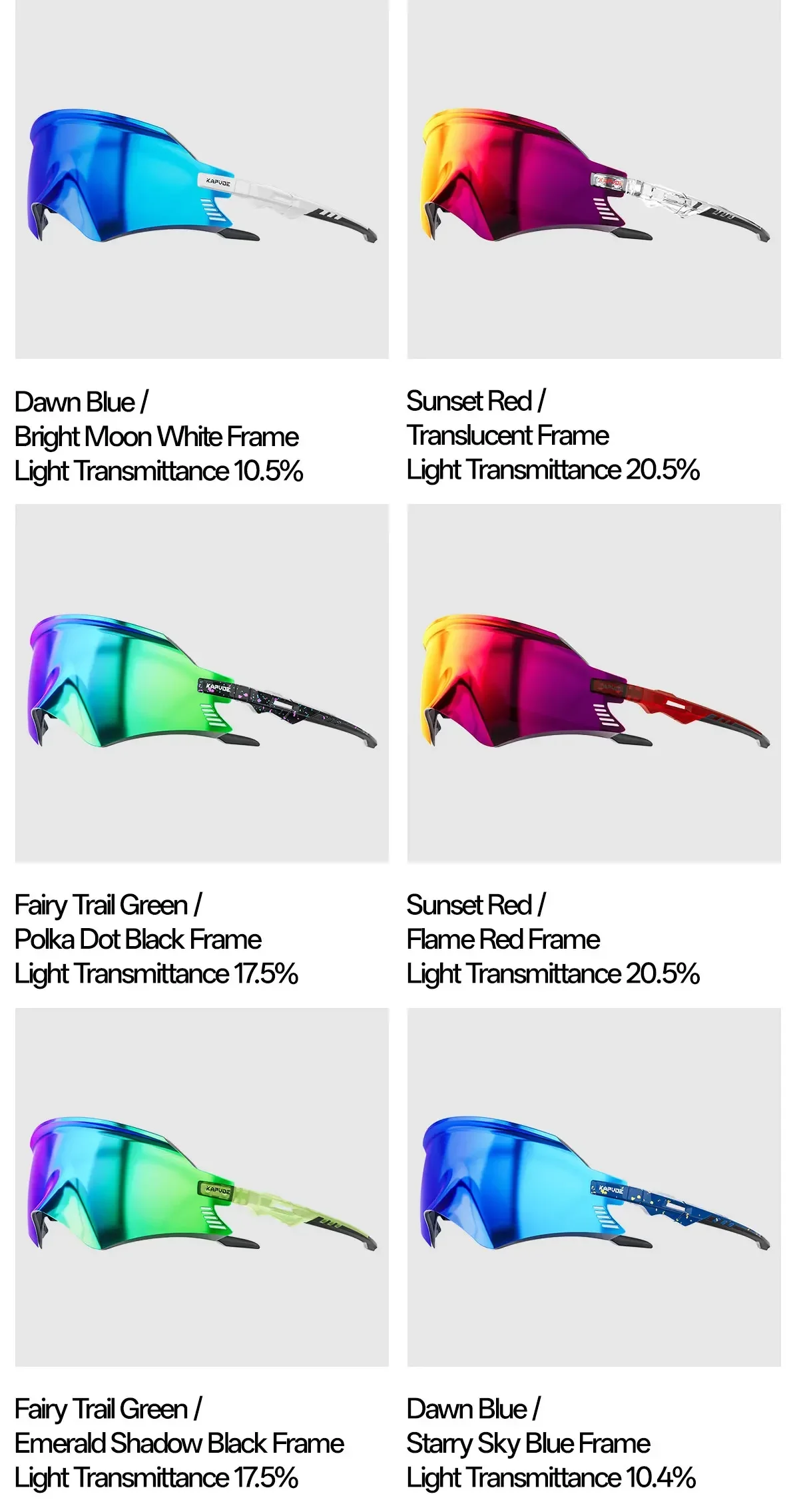KAPVOE Eagle Beak Integrierte Fahrradbrille Rennbrille Fahrradsonnenbrille MTB Rennrad Outdoor-Sport Fahrradbrille für Männer und Frauen – Detail 20