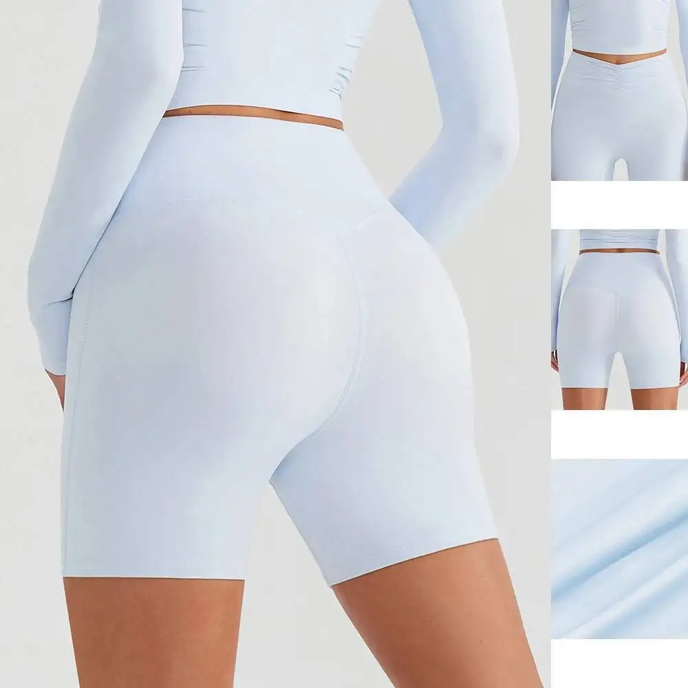 

Women S Seamless Yoga Naked Feeling Workout Biker Shorts With No Camel Toe For Gym Cycling Fiess