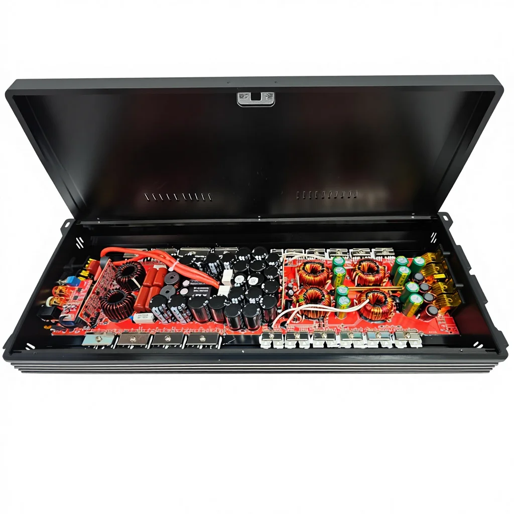 Manufacturers OEM High Power 6500W Car Amplifier Mono Board Class D Aluminum 1 Channel Subwoofer Korean Car Amplifier