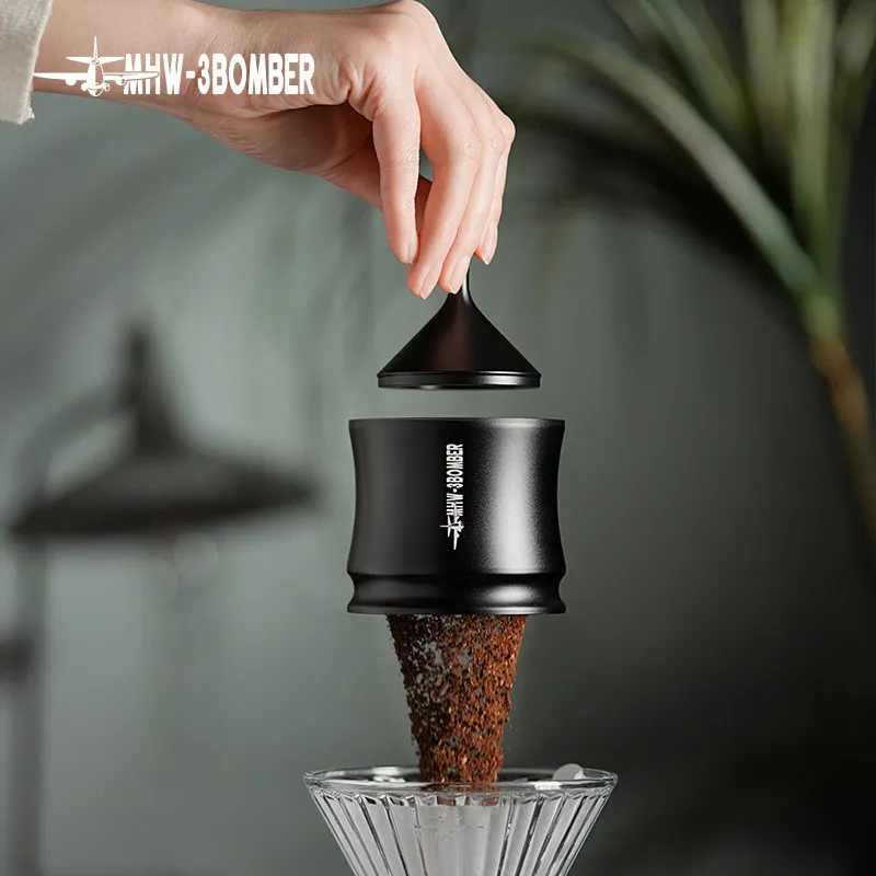 MHW-3BOMBER 51/54/58mm Coffee Dosing Cup Grinder Powder Receiver Sniffing Cup for Espresso & Hand Brew