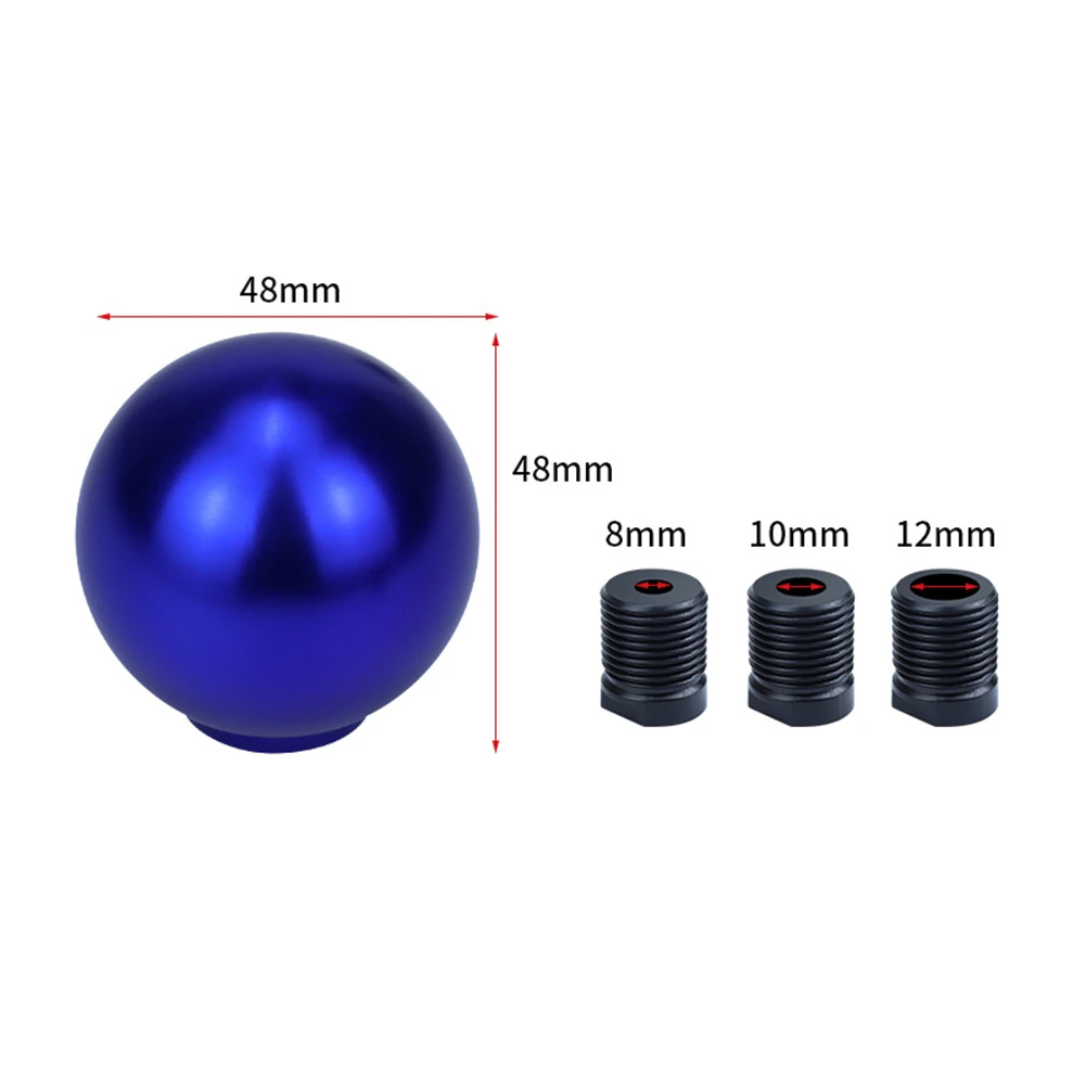 Round Ball Shaped Car Gear Head Shift Knob Manual Transmission Universal Gear Stick Lever Knob AT MT