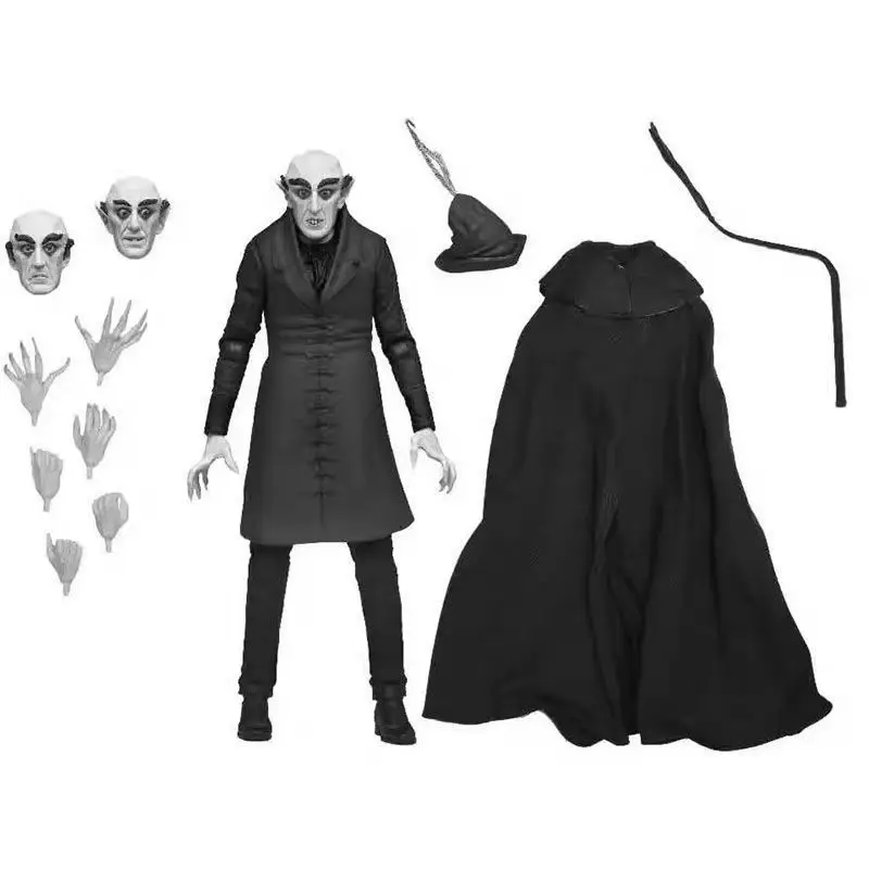 

NECA Ultimate Count Orlok Black and White Horror Nosferatu Action Figure Model Toys Birthday Gift