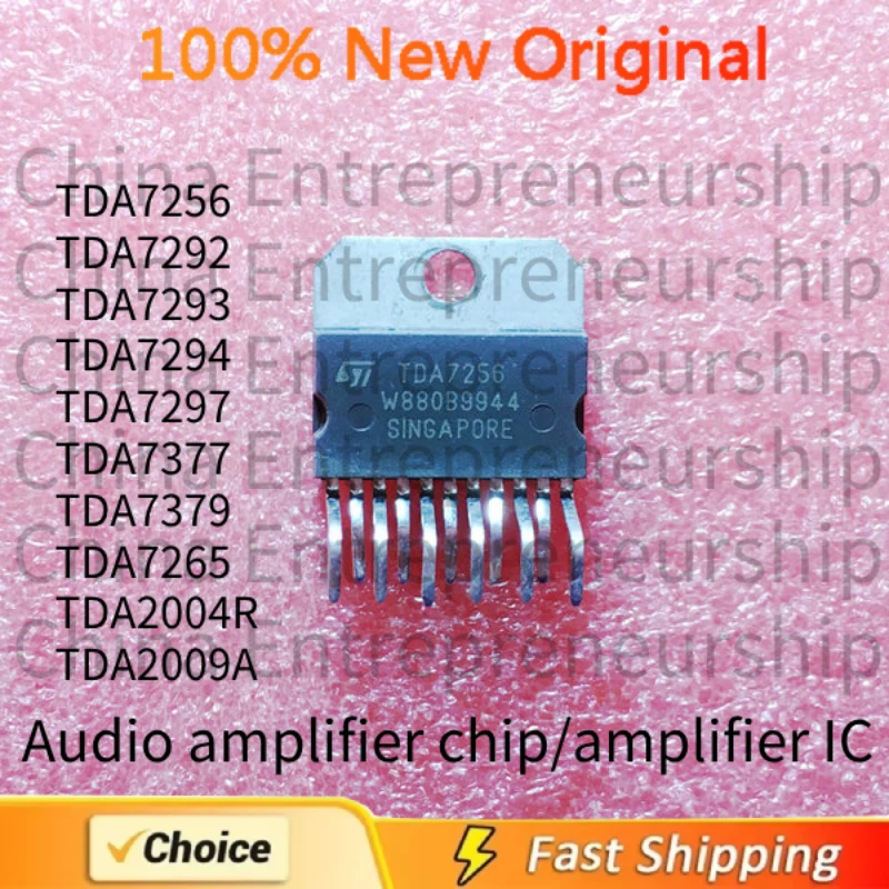 1 PCS TDA TDA7256 TDA7292 TDA7293 TDA7294 TDA7297 TDA7377 TDA7379 TDA7265 TDA2004R TDA2009A chip amplificador de áudio/amplificador IC