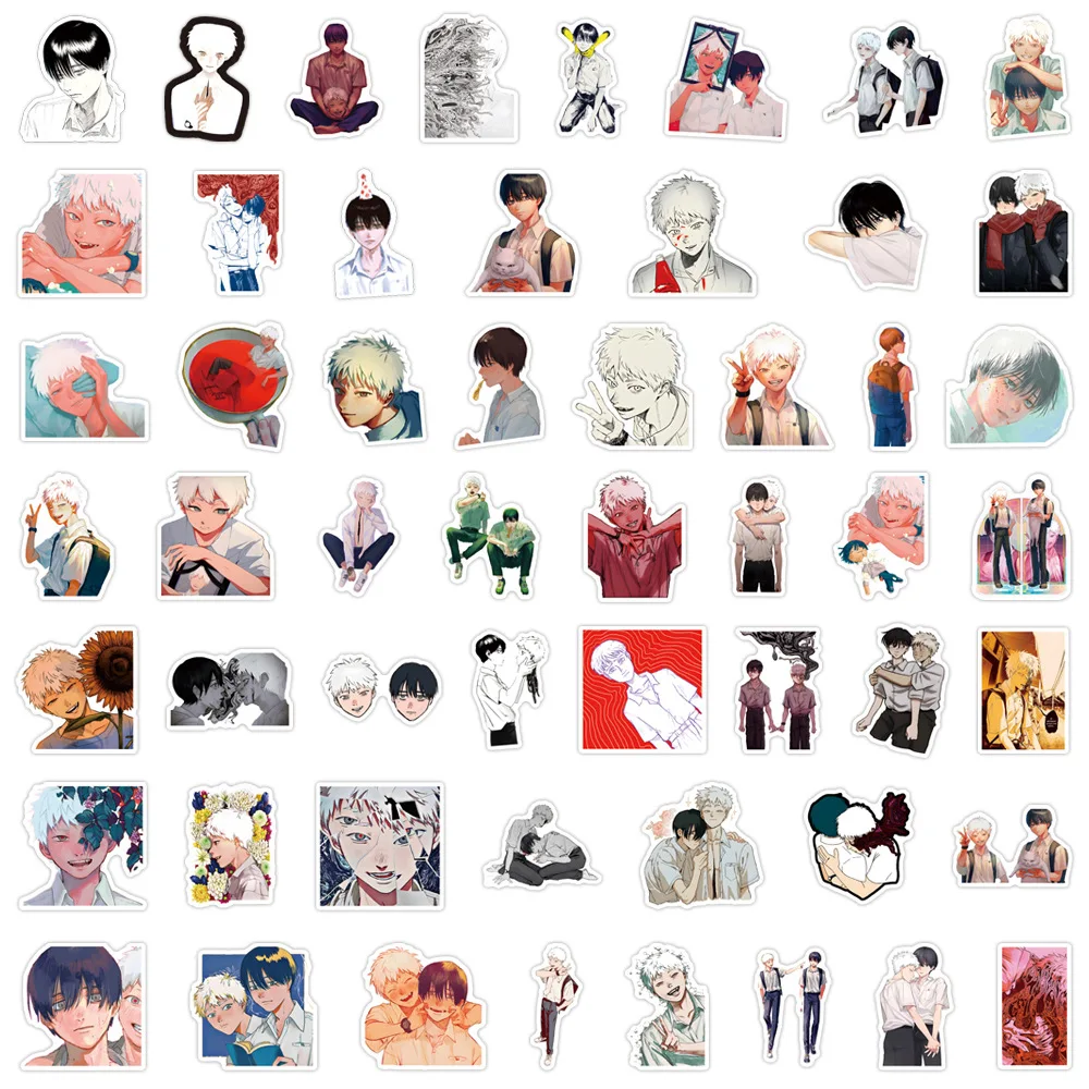 10/50pcs Cartoon The Summer Hikaru Died stickers Anime Hikaru graffiti Stickers for DIY Luggage Laptop Bicycle Sticers