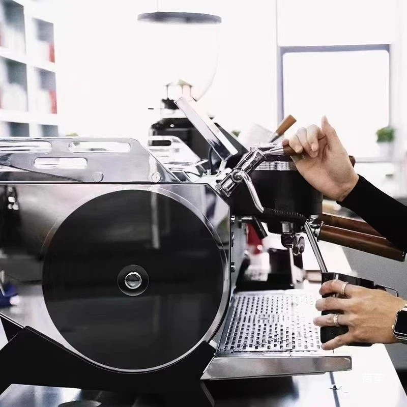 Coffee machine, double-head commercial semi-automatic coffee machine, saturated