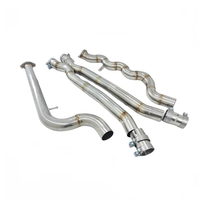 Suitable for BMW G80 M3 G82 M4 3.0T S58 engine length exhaust pipe 76mm/3 inch SS304 exhaust system muffler