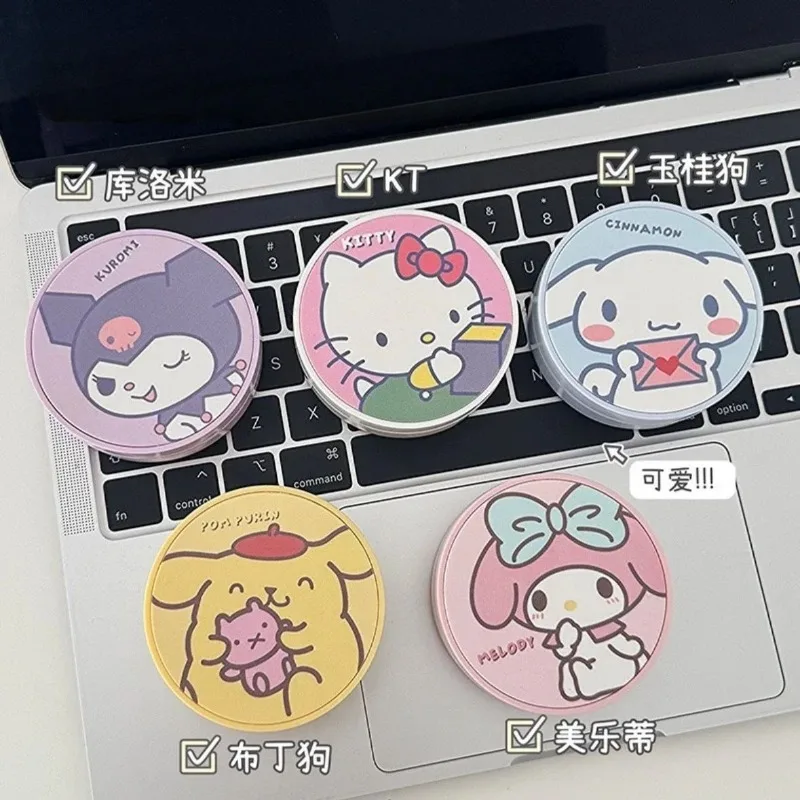 

Anime Sanrio Cute HelloKitty Kuromi Contact Lens Case Japanese Girly Style Portable Lens Companion Box with Mirror Kawaii Melody