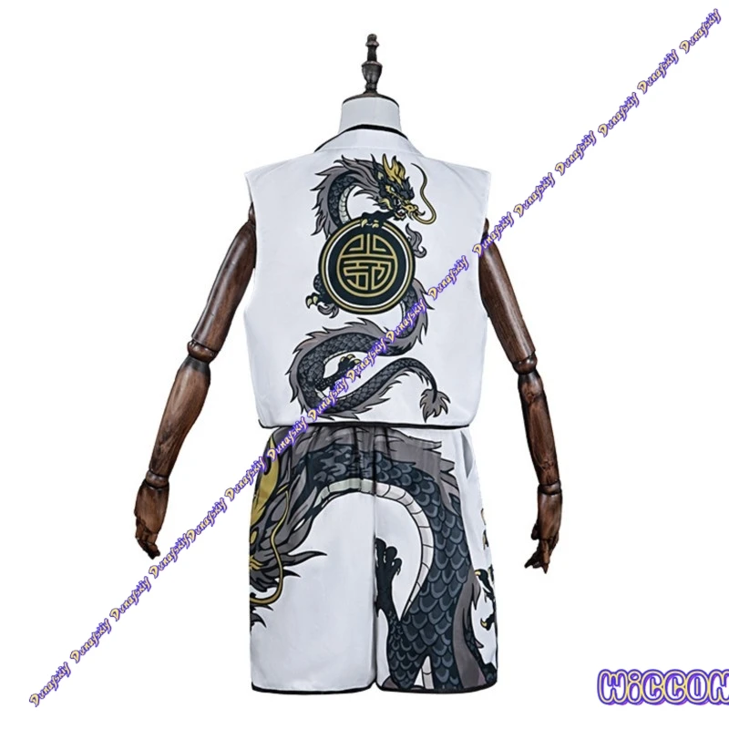 

Ethnic Embroidery Street6 Jamie Cosplay Short Sleeve Top Pants Full Set For Halloween Comic Con Roleplay