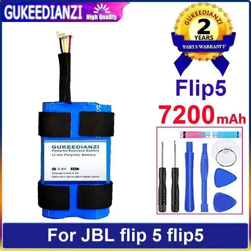 

Flip5 Speaker Battery High Performance For Jbl Flip 5 7200Mah