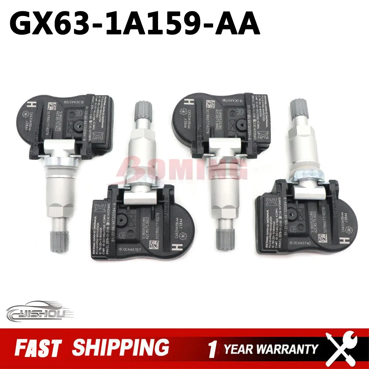 Автомобильный датчик давления в шинах TPMS GX63-1A159-AA для Land Rover FreeLander Discovery Range Rover Jaguar XJ XF XE 433 МГц GX631A159AA