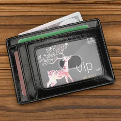 Soft Leather Short Wallet For Men Coin Purse Cards Wallet Mans Short Purse Small Wallet Cowskin Cash Card Holder Men Women