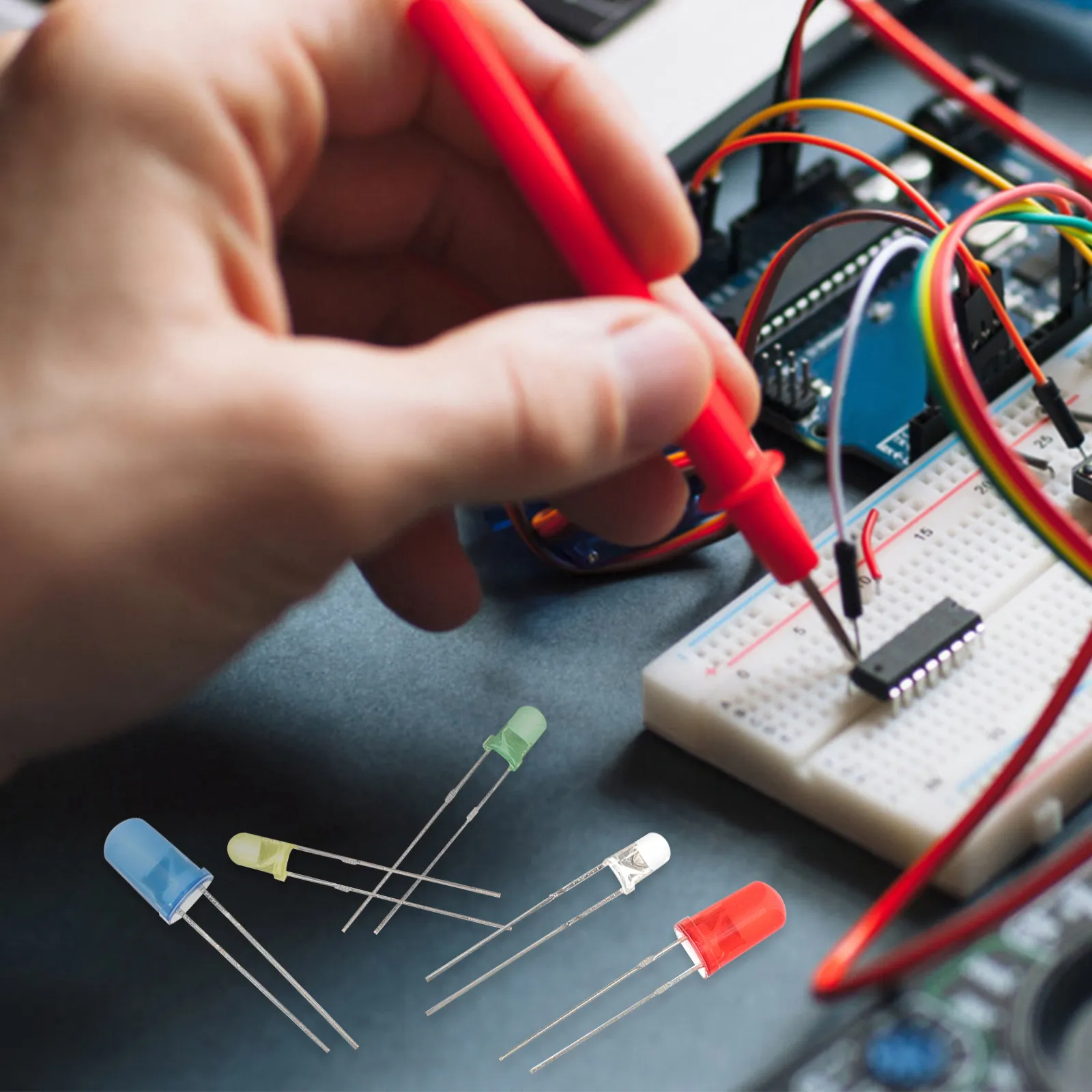 

1Set High Brightness LED Diode Assorted 3Mm 5Mm Mini Single Light for Crafts DIY Science Experiments Electronics