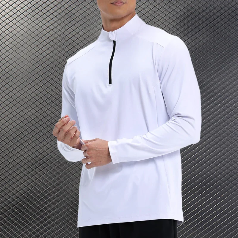 

Mens Gym Compression Shirt Fitness Quick-drying Breathable Long-sleeved T-shirt Muscle Fit Sports Top Running Training Clothes