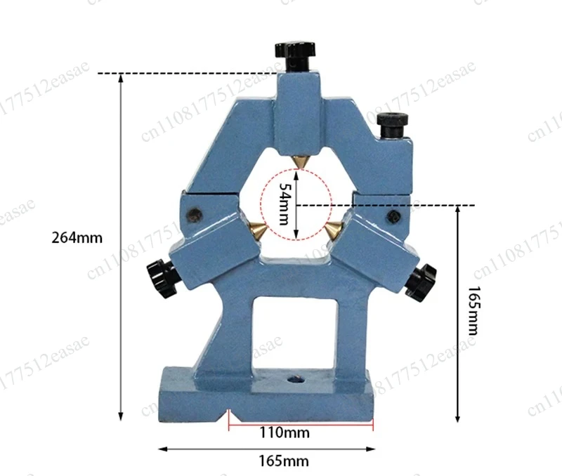 Lathe Steady Rest & Follower Rest for Home Use, JY320F/JY250G/JY210V Lathe Accessories, Precision Center Rest for Metalworking