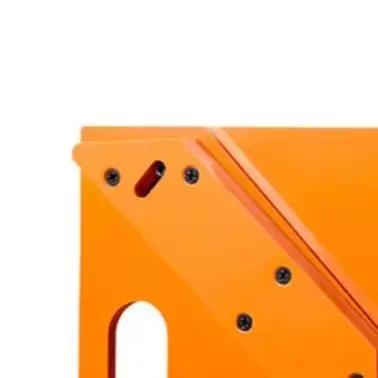 Orange Bakelite Table Saw Bottom Plate Frame 45 90 Degree Cutting Guide Tool For Decorative Thread And Door Frame Installation A