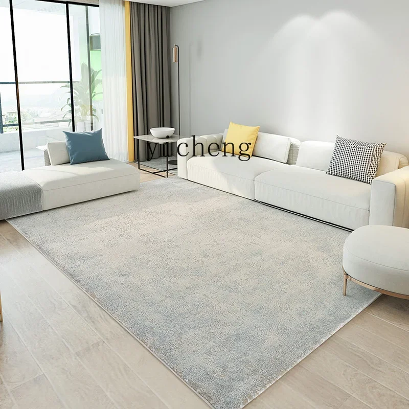 sa-11 Living Room Gray Carpet Sofa Table Carpet Modern Minimalist Square Bedroom Bedside Blanket