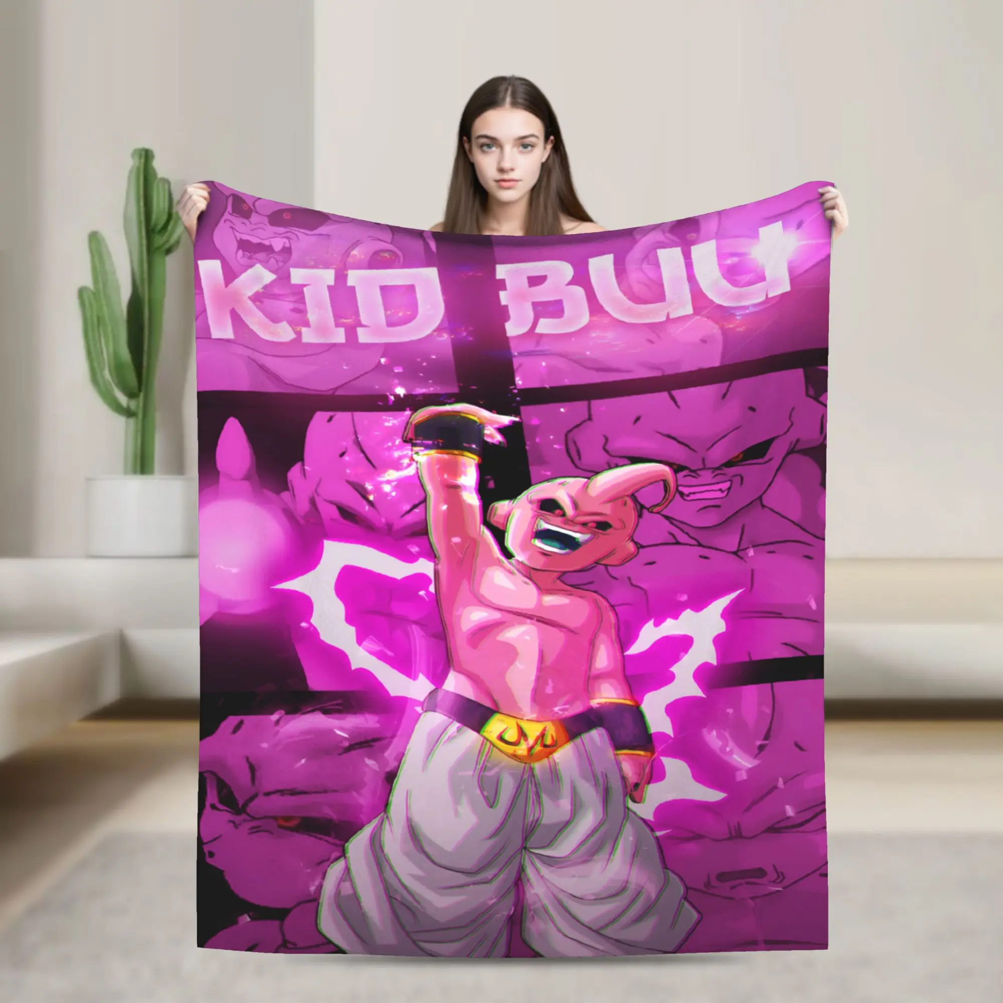 D-Dragon B-Ball Supers Buus Blanket 3D Printed Soft Flannel Fleece Warm Cartoon Monster Majins Throw Blankets Car Bed Sofa Quilt