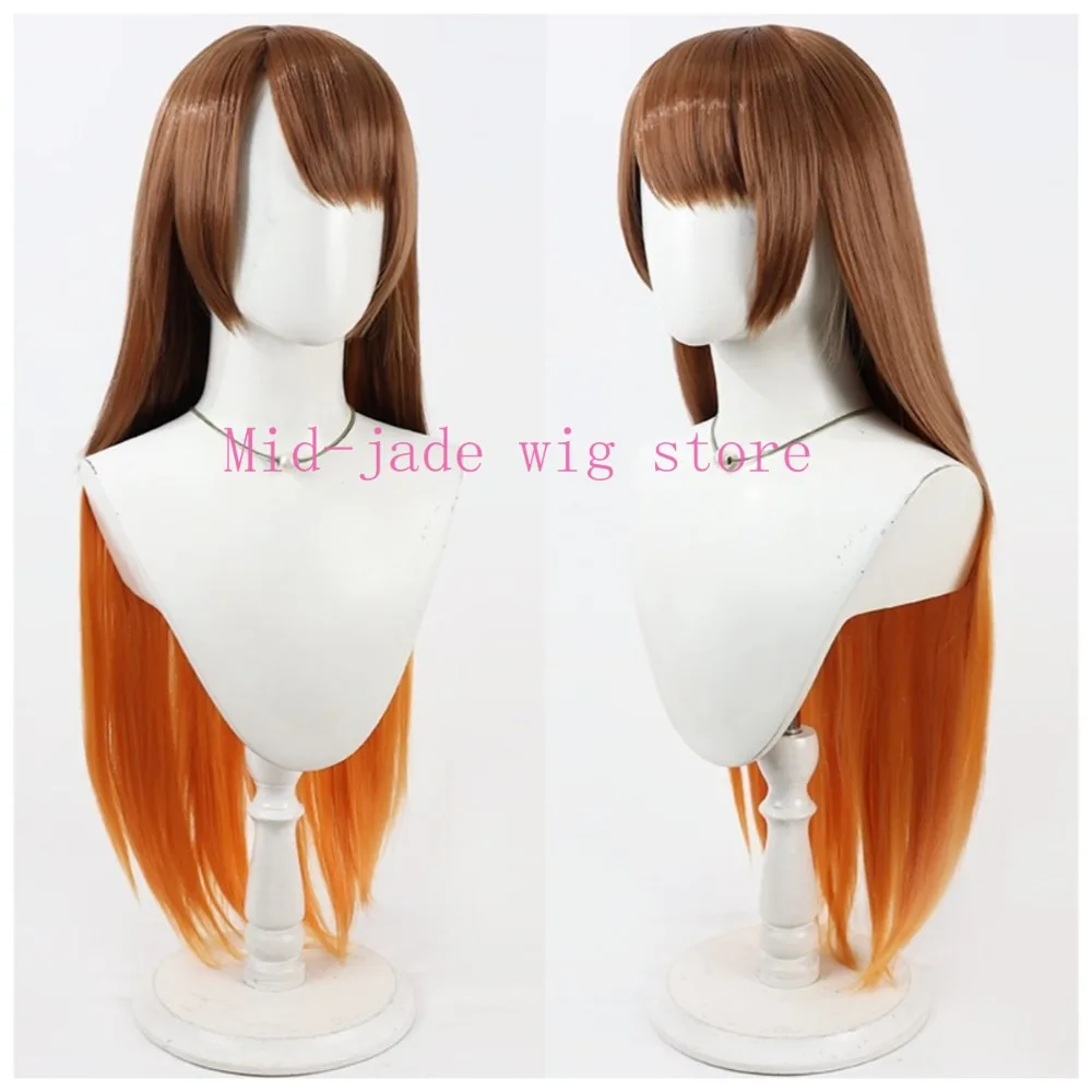 Malkuth Cosplay Wig Long Two Tone Gradient Hair for Halloween Game Expo Costume Party and Photography