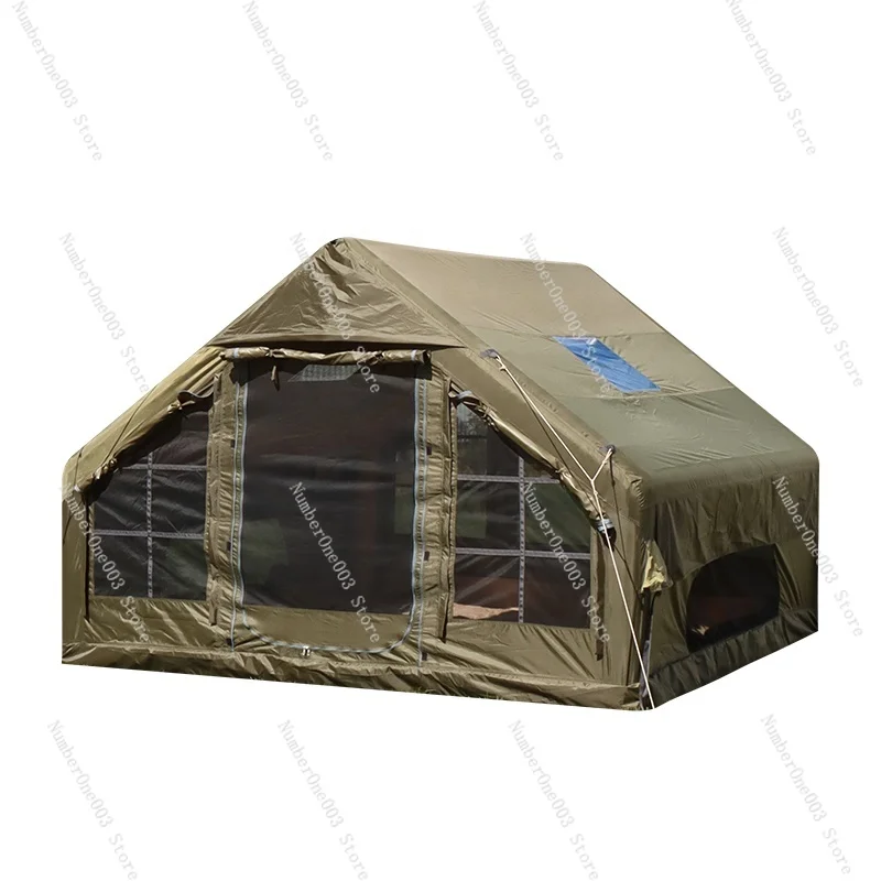 Glamping Inflatable Outdoor Camping Tent   Family Luxury Tent