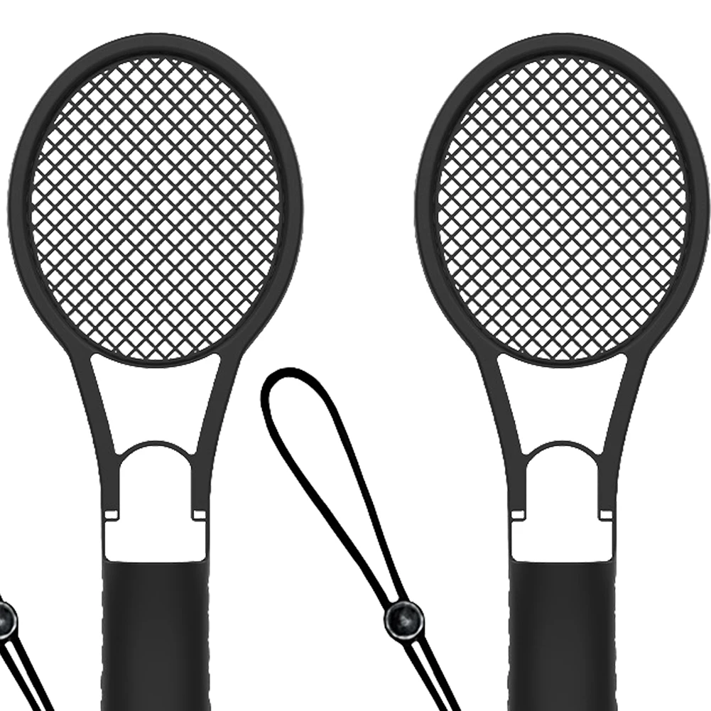 2 قطعة مضرب تنس لنينتندو للتبديل 2 Joy-Con وحدة تحكم قبضة ملحقات التنس مجموعة الملحقات الرياضية