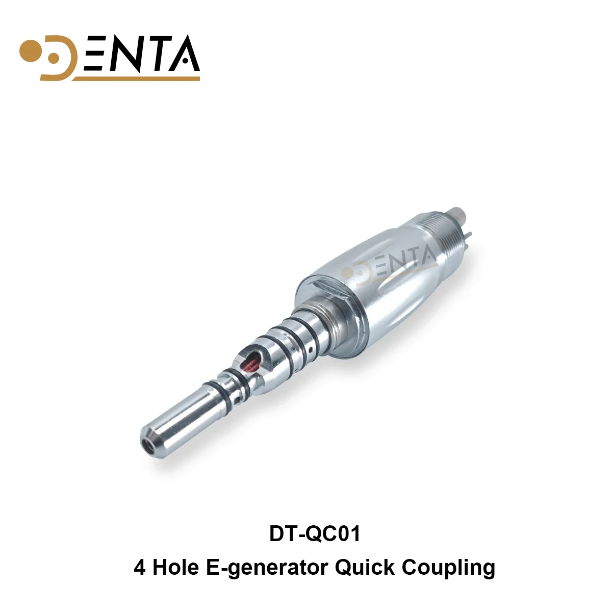 4 Hole Quick Coupler Connector Fit for Kavo High Speed Handpiece, Dental Surgery Air Motor Connector Replacement Part