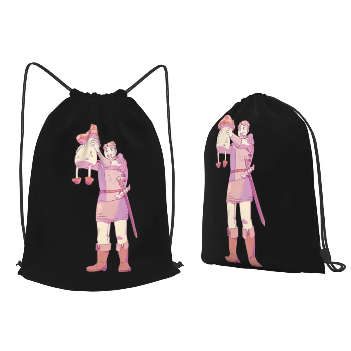 

Laios Touden - Delicious In Dungeon Backpacks Portable Drawstring Bags Sports Bag Book Bags for Travel Students