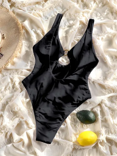 Imagen 2 del producto ZRTAK-Conjunto de microbikini Sexy para mujer, traje de baño de una pieza, Bikinis con realce, traje de baño 2025, ropa de playa estampada