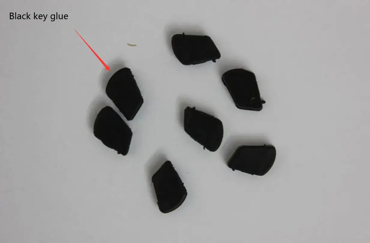 10pcs/lot Black key glue original new  hammerhead rubber for keys, Doreme, Sonneck, Oleike, electronic piano parts