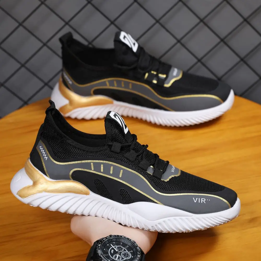 

Men Casual Shoes Summer Breathable Running Shoes Clunky Sneaker Sport Shoes Mens Sneakers Vulcanized Shoes Trainers Tenis Shoes