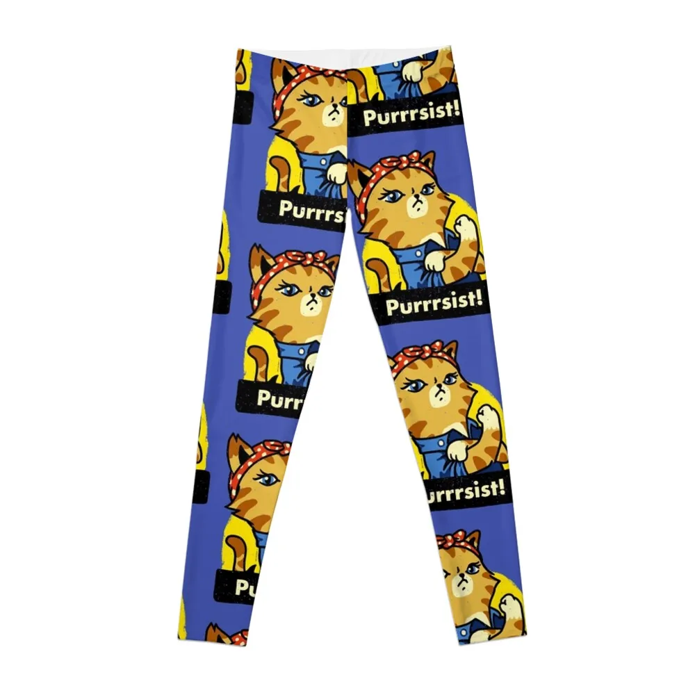 

Purrsist! (version 3) Leggings Fitness clothing gym wear Womens Leggings