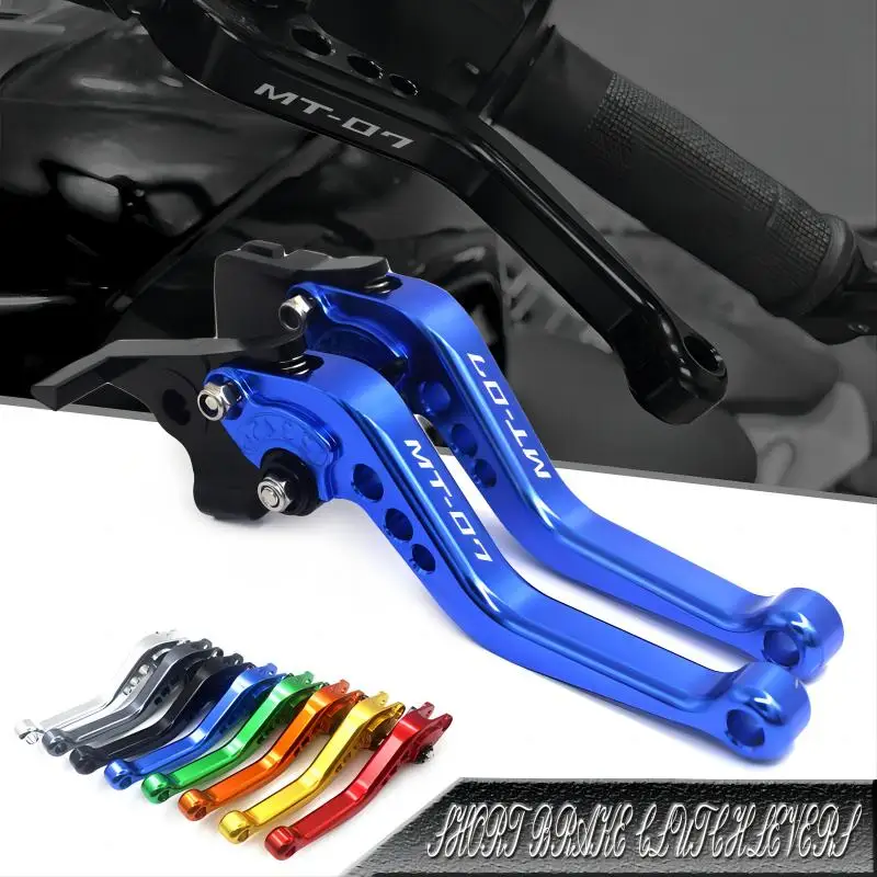 Fit For MT-07 MT07 MT 07 2014 - 2016 2017 2019 2020 2021 2022 2023 2024 2025 Motorcycle Short Adjustable Brake Clutch Levers