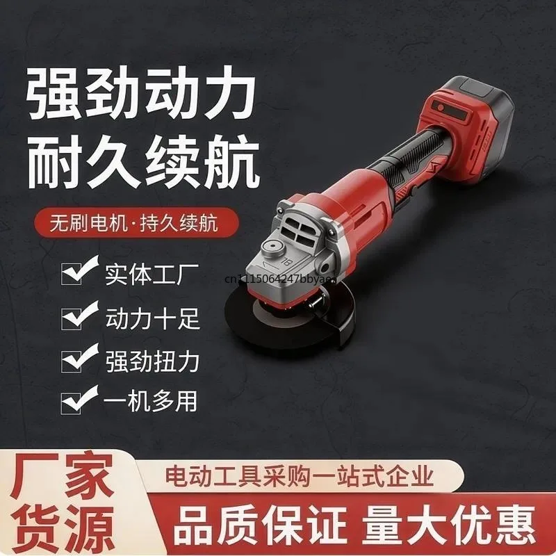 For Mini Cordless Angle Grinder Lithium Battery Electric Hand Grinder Multi Function Cutting Tool Household Portable Power