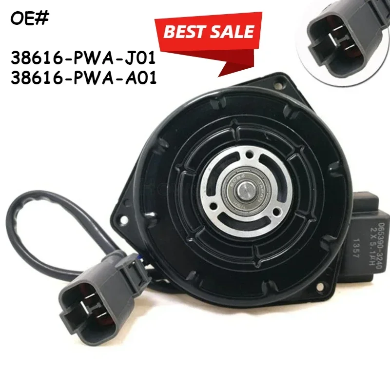Engine Radiator Fan Motor for 38616-PWA-J01 38616-PWA-A01 611010 065000-3070 Air Conditioning Condenser Cooling Drop Shipping