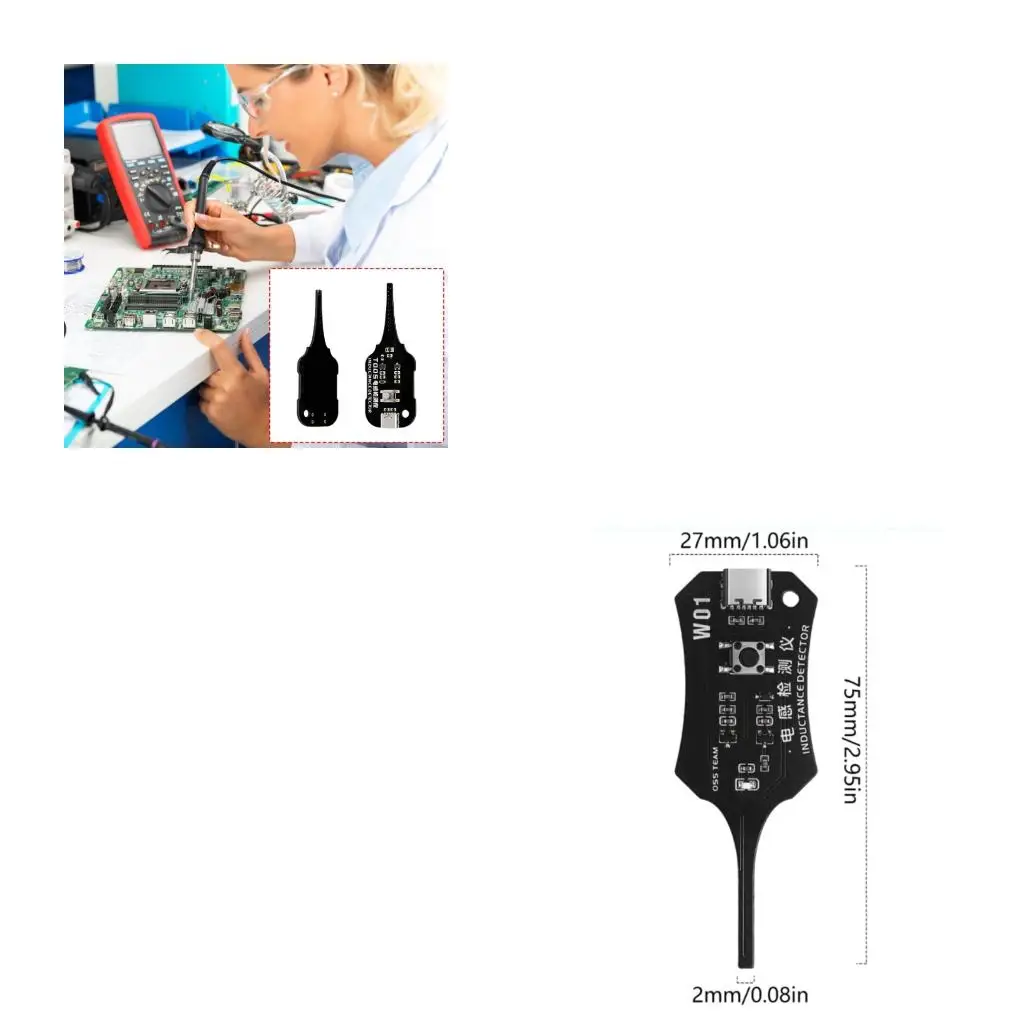 Plastic Inductor Meter T005 Inductance Tester For Reliable Electronics Testing high quality