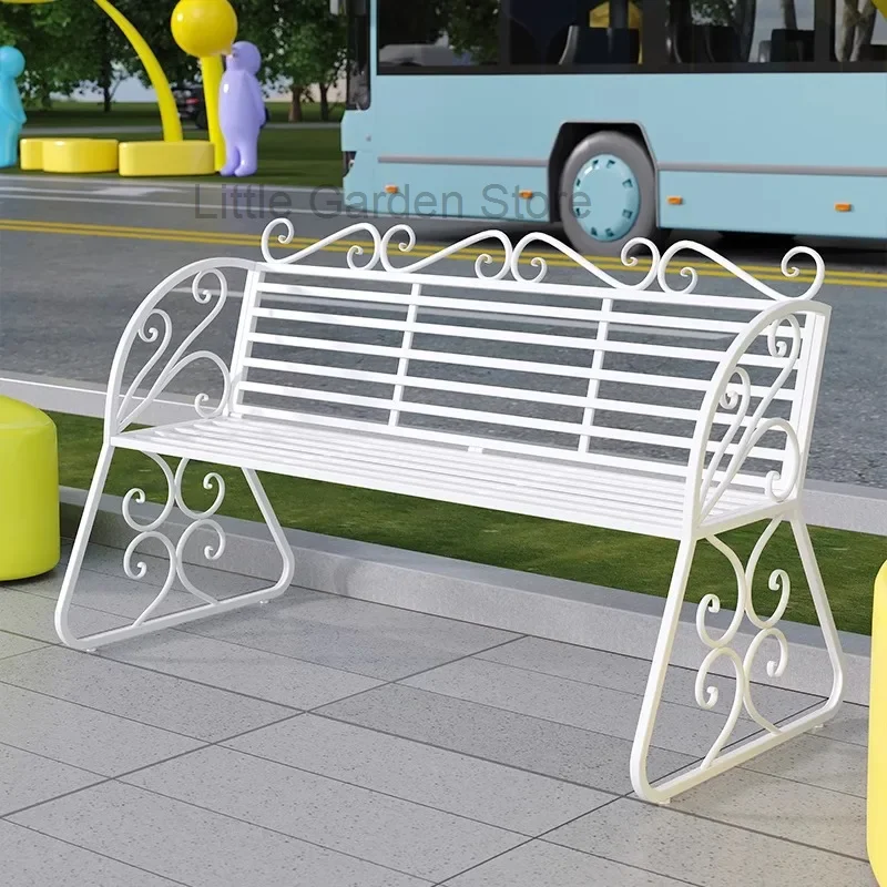 

White Industerial Garden Chairs Waterproof Outdoor Decoration Luxury Garden Chairs French Farmhouse Sillas Balcony Furniture