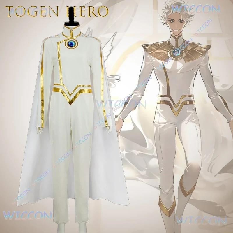 

‌‌‌Anime To Be Hero X Nice Cosplay Costume Wig Jumpsuit Cloak Lin Ling Halloween Party Men Uniform Full Set‌‌‌