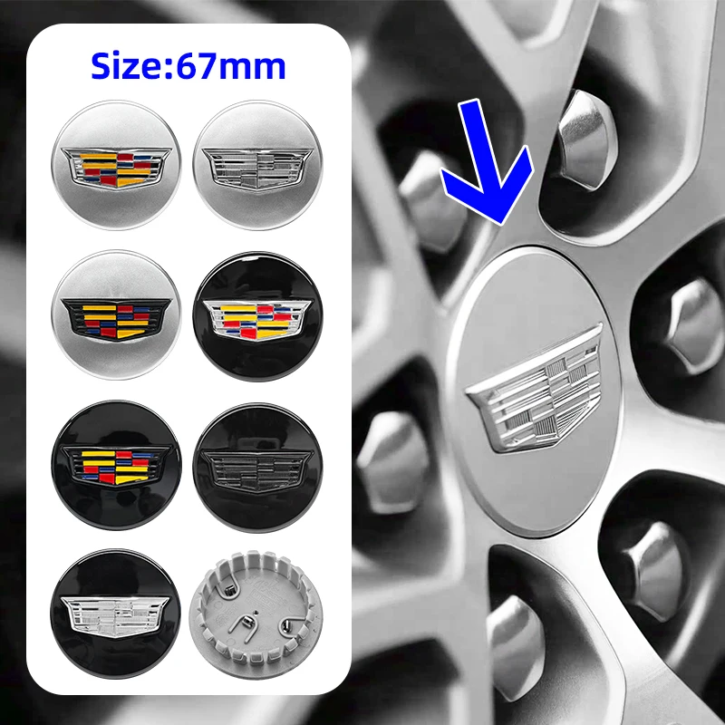 3D 4Pcs 67Mm Car Wh…