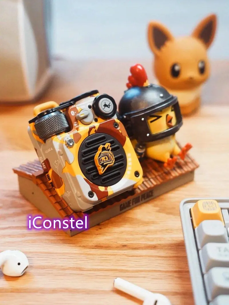 MUZEN ولد ليكون لعبة البرية للسلام الفوتون الفرخ سماعة لاسلكية تعمل بالبلوتوث المتكلم راديو في الهواء الطلق المعادن AI الذكية مكبر صوت صغير MW-PVX