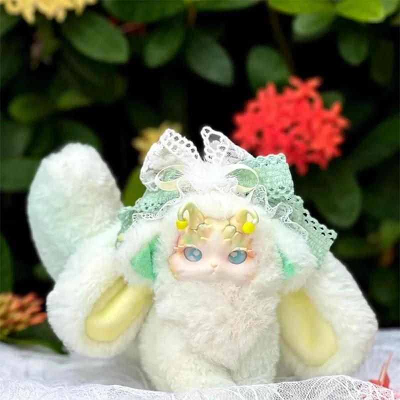 

Аутентичный кролик Дракон Фэнтези Лес Биологическая чайная вечеринка Серия Слепая коробка Модная игра Милый плюшевый орнамент ручной работы Подарок