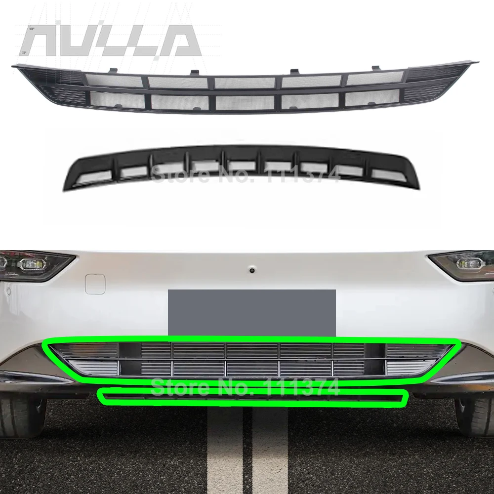 

For Dongfeng Eπ 007 EREV EV 2024 2025 Anti-insect Cover Front Bumper Grill Mesh Air Inlet Vent Car Accessories