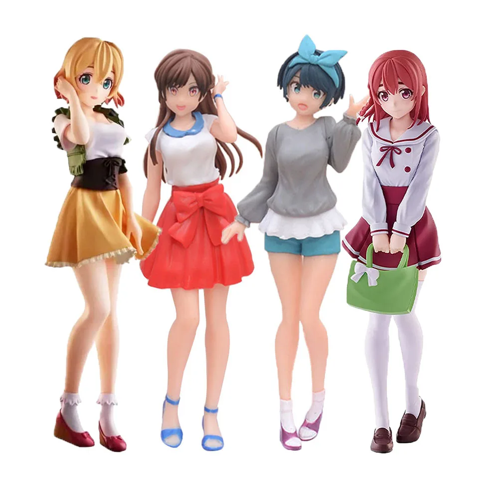 

Anime Girl figure Ichinose Chizuru Sarashina Ruka Action Figure Cute JK girl Model Toys Nanami Mami figure Collection Doll Gifts