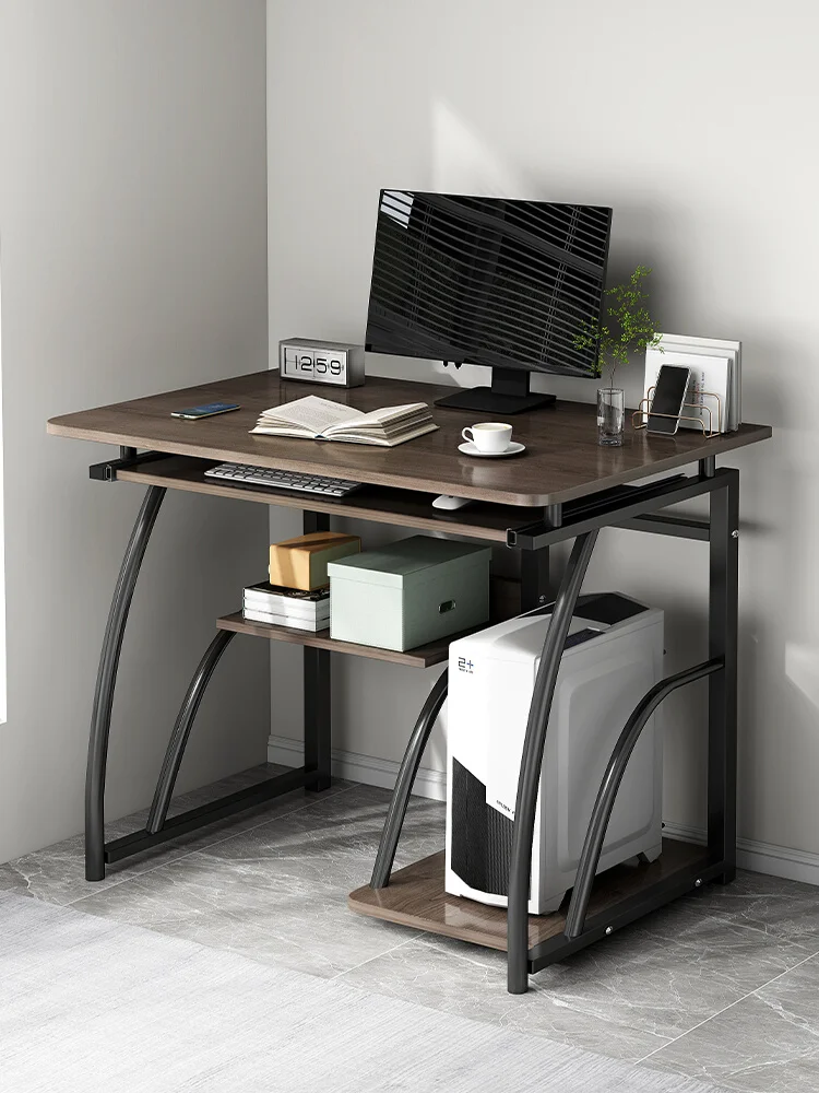 Computertisch Desktop-Schreibtisch für den Haushalt Bücherregal integrierter Tisch Schreibtisch für kleine Wohnungen Studentenschlafzimmer Arbeitstisch