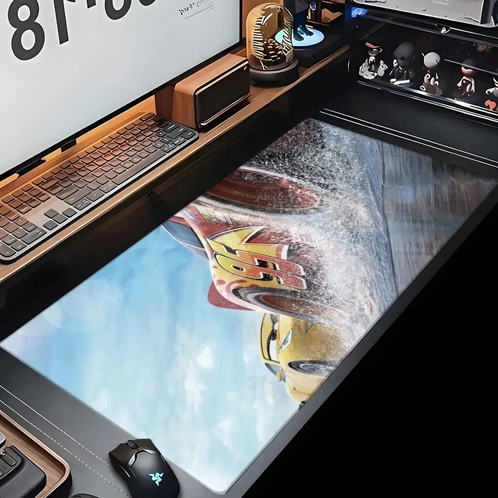 

Anime Characters Lightning McQueen Mouse Pad Gaming Mousepad Abstract Large 900x400x5mm MouseMat Gamer XXL Mause Carpet PC Desk