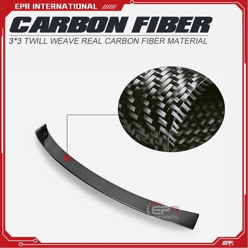 

Car-styling ART Type Carbon Fiber Roof Spoiler For Lexus 2014 On RC F USC10 Glossy Finish Rear Splitter Wing Lip Fibre Body Kit