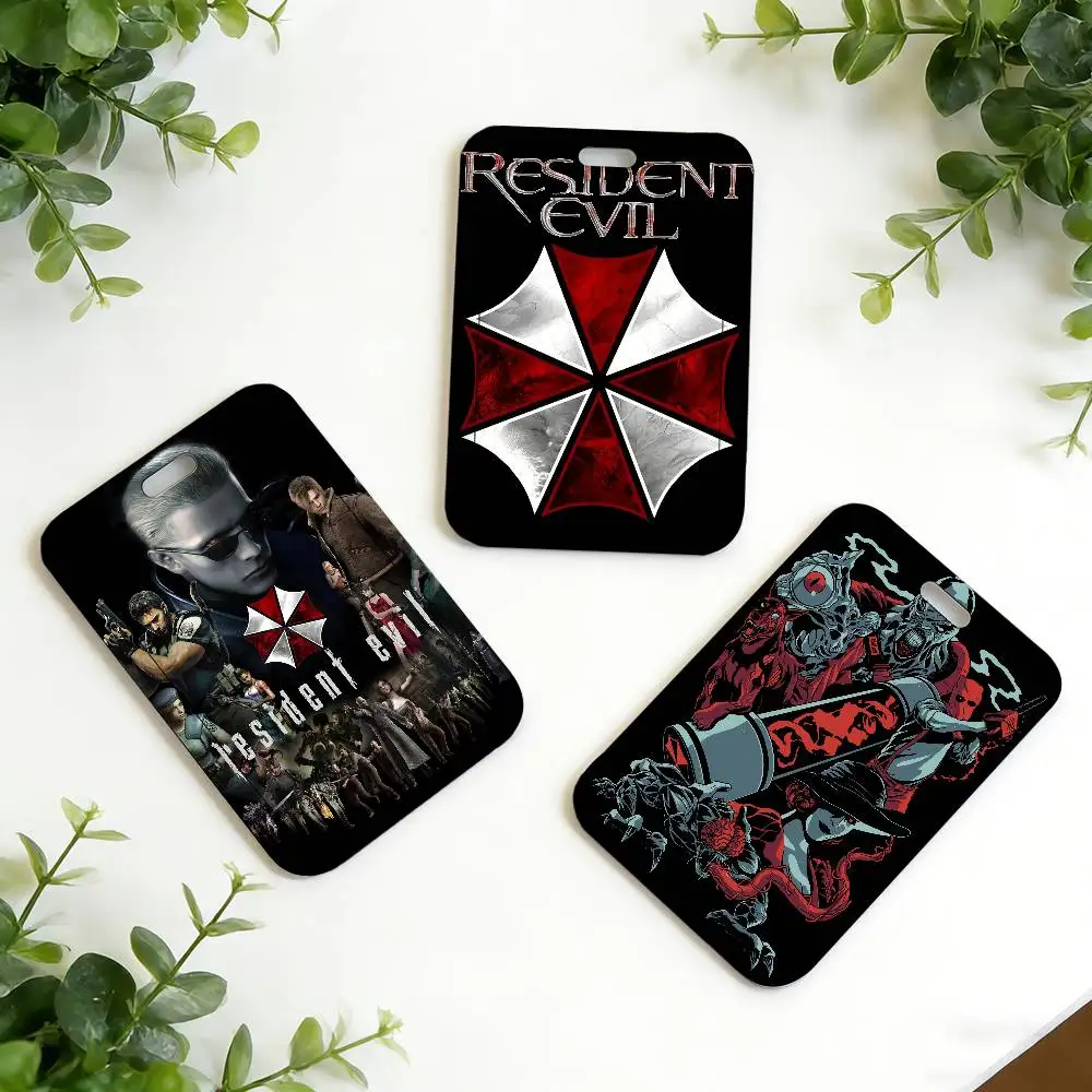 Game R-residentS E-evil Kartenhalter mit Umhängeband für Studenten und Kinder – Ideales Geschenk