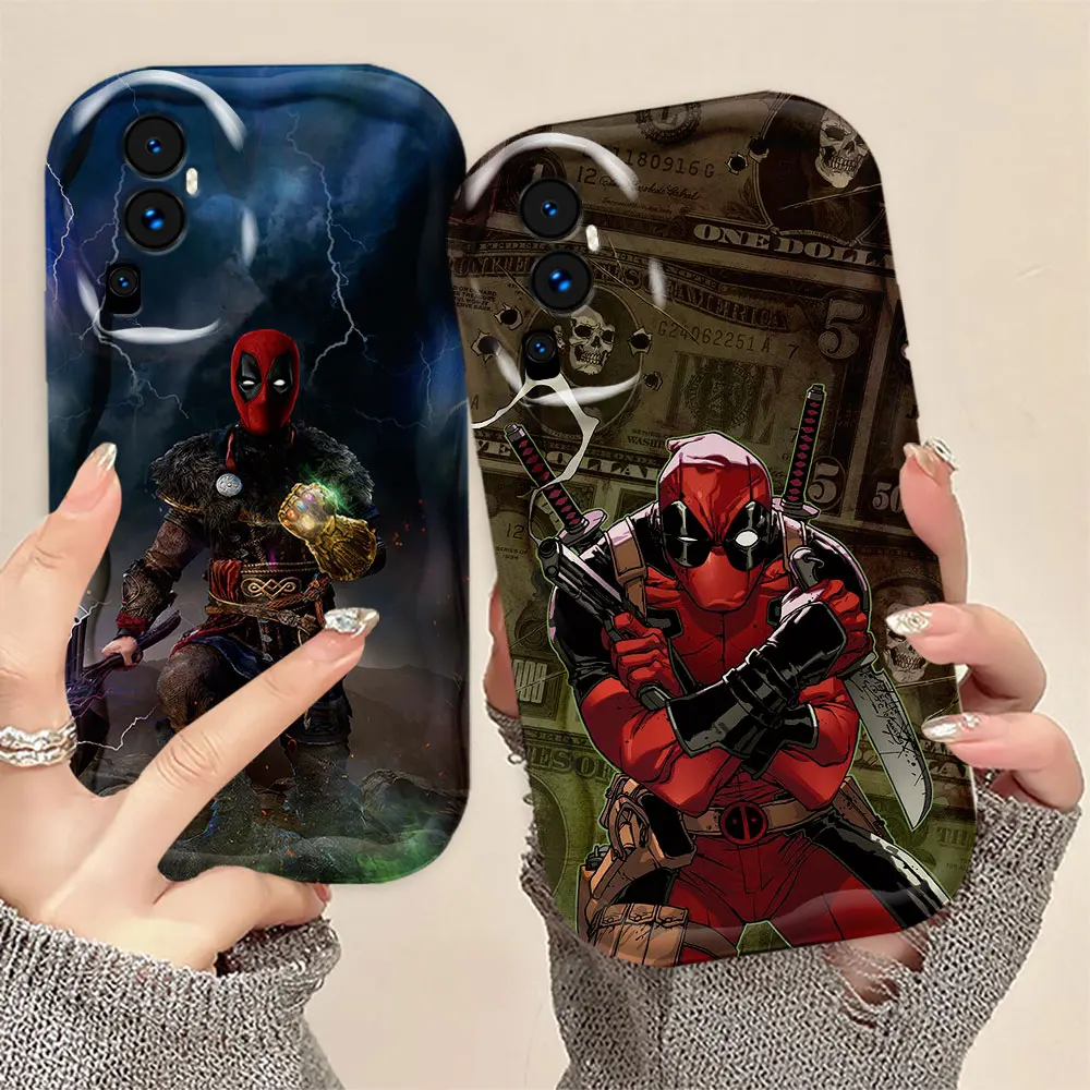 Marvel Deadpool  Phone Case Cover For OPPO FindX3lite RENO 12 12F 11 11F 8 8T 7 7Z 6 5 5F 4 LITE PRO 5G